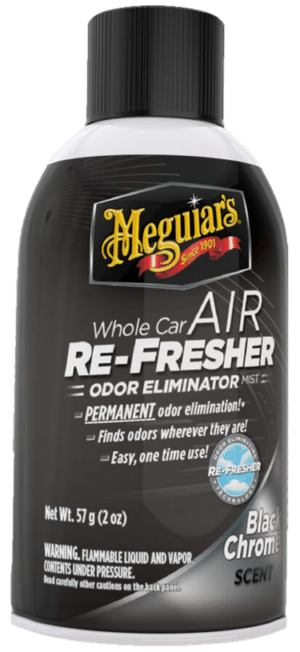 Whole Car Air-Refresher Odor Eliminator: Black Chrome